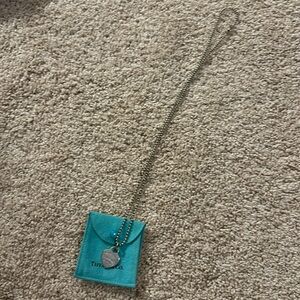 Tiffany silver return to tiffany long necklace